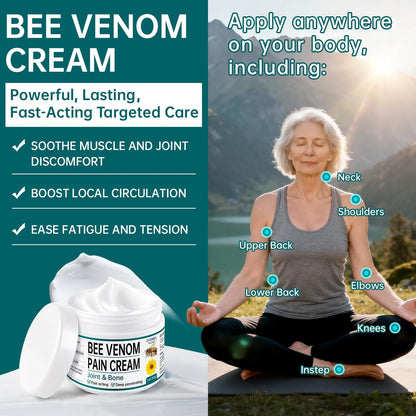 CHANGARLOAD New Zealand Bee Venom Cream for Body Part – 2-Pack Daily Care for Back, Neck, Hands, and Feet