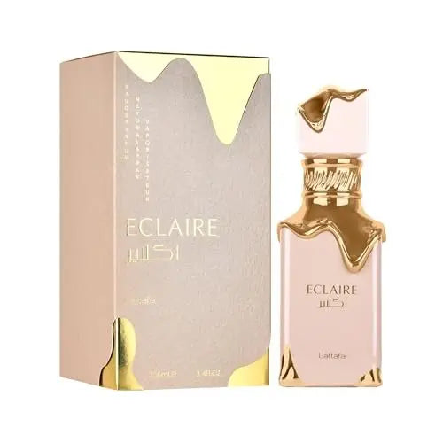 Lattafa Eclaire Eau de Parfum | Vanilla, Caramel, Sweet Floral Fragrance for Women | 3.4 oz / 100 ml Avelisse