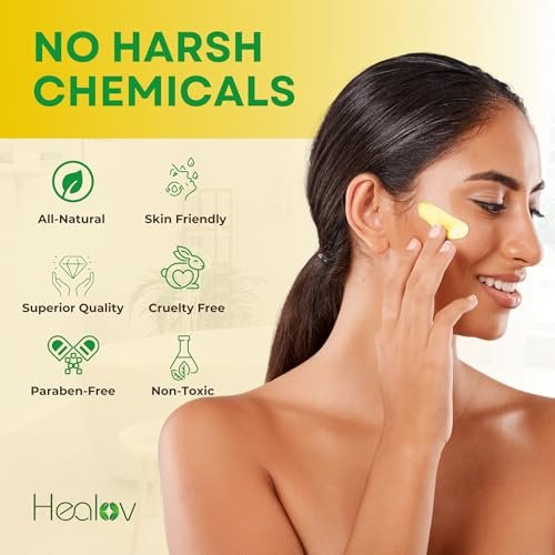 Healov Sulfur Face Mask – All Natural Sulfur Facial Clay Mask for Acne, Oily Skin & Clogged Pores – Kaolin Mask Treatment, 4 oz - görsel 12