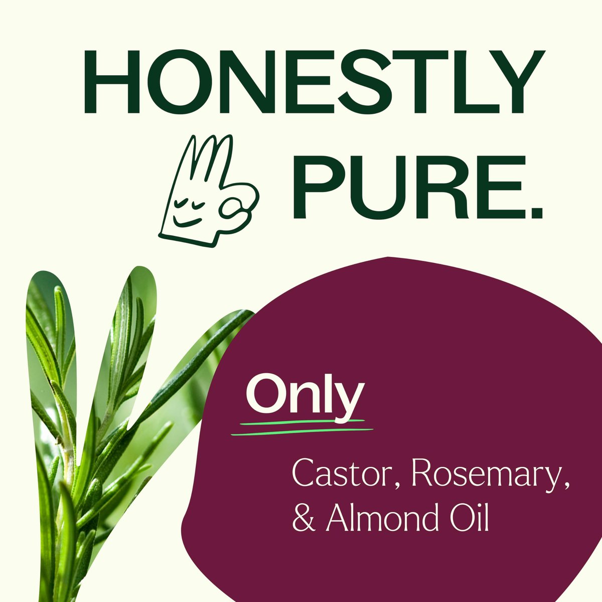 Plant Therapy Rosemary & Castor Oil Hair Treatment - 4 oz for Growth, Shine & Scalp Health Avelisse