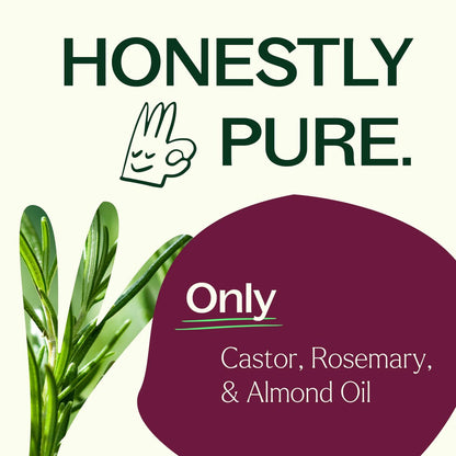 Plant Therapy Rosemary & Castor Oil Hair Treatment - 4 oz for Growth, Shine & Scalp Health Avelisse