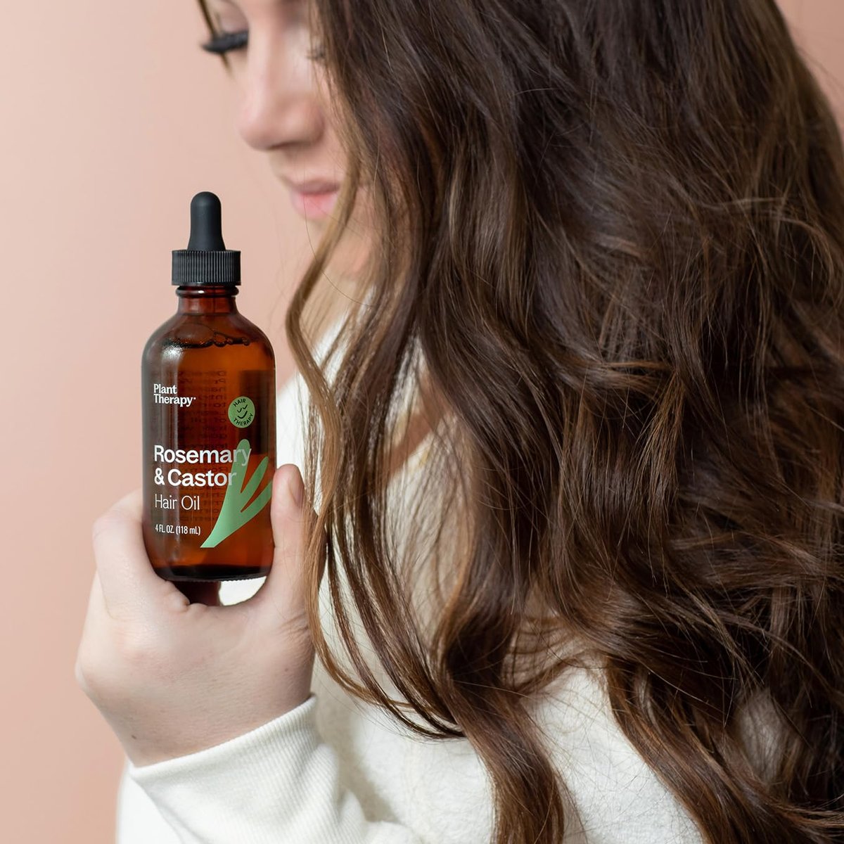 Plant Therapy Rosemary & Castor Oil Hair Treatment - 4 oz for Growth, Shine & Scalp Health Avelisse