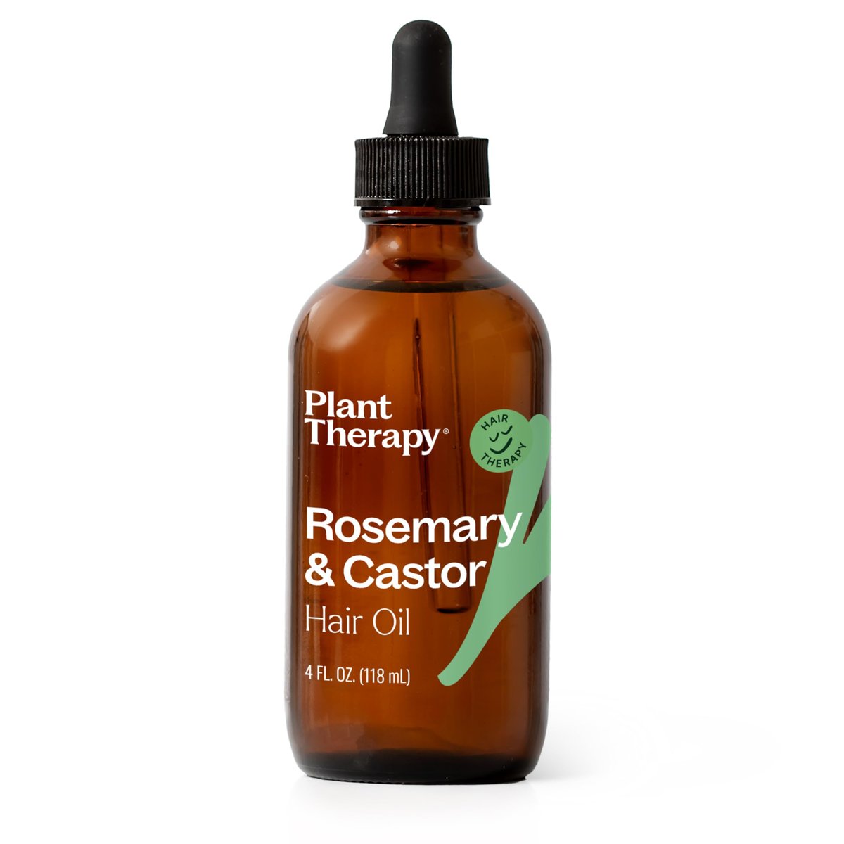 Plant Therapy Rosemary & Castor Oil Hair Treatment - 4 oz for Growth, Shine & Scalp Health Avelisse