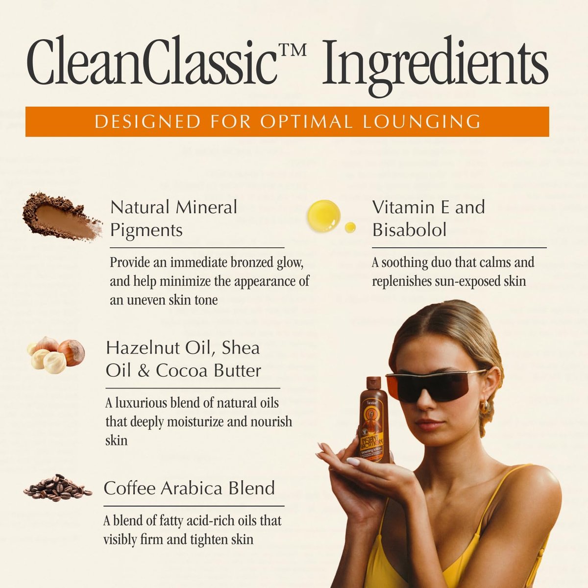 Instant Vacation SPF 30 Bronzing Lotion & Air Freshener Bundle, Lightweight Buildable Color, Evens Skin Tone, Cocoa-Hazelnut Scent, Vegan, 5 Fl Oz Avelisse