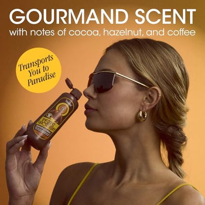 Instant Vacation SPF 30 Bronzing Lotion & Air Freshener Bundle, Lightweight Buildable Color, Evens Skin Tone, Cocoa-Hazelnut Scent, Vegan, 5 Fl Oz Avelisse