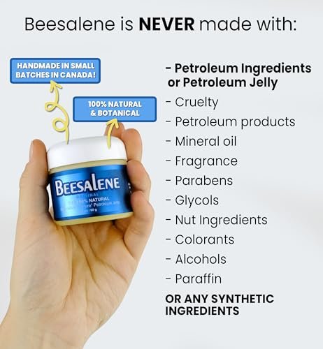 Beesalene Original Unpetroleum – 100% Natural & Hypoallergenic Alternative to Petroleum Jelly for Lips, Hands, Baby, Makeup Remover & More (2 oz) - görsel 3