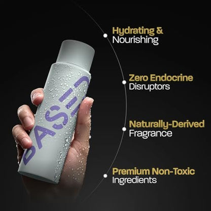 BASED Hydrating Conditioner for Men – Peppermint & Coconut Oil – Sulfate-Free, Paraben-Free, No Silicones – 12 fl oz Avelisse