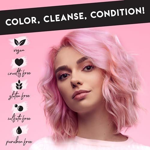 Color Lux Color Cleansing Conditioner - Silver - 3-in-1 Color Depositing Formula - Vegan, Sulfate-Free, Paraben-Free - 8.25 oz Avelisse