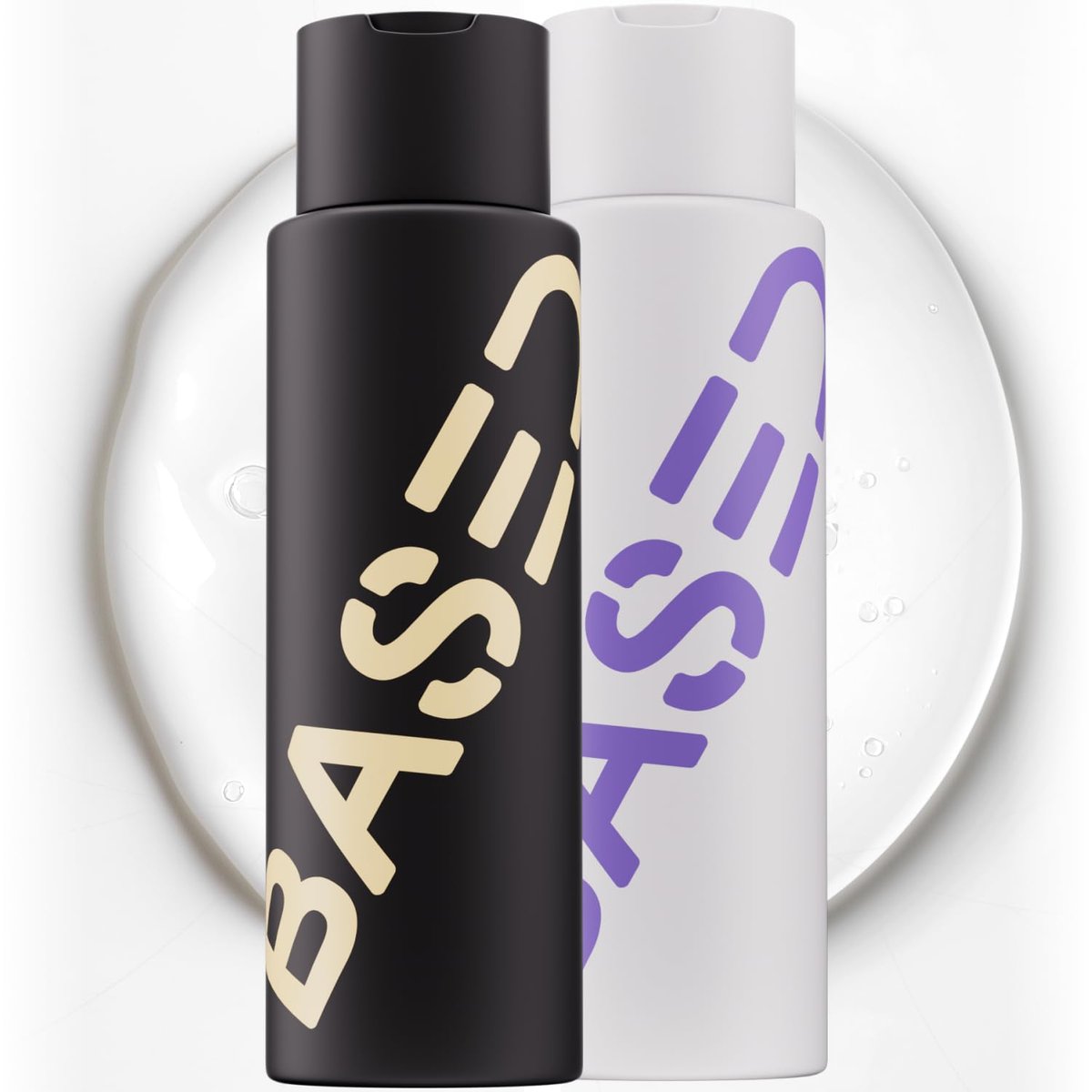 BASED Shower Duo Shampoo & Conditioner Bundle with Peppermint Oil & Coconut Oil, Cleansing Shampoo & Hydrating Conditioner for Men, No Sulfates, Silicones, or Parabens, 12 fl oz (Pack of 2) Avelisse