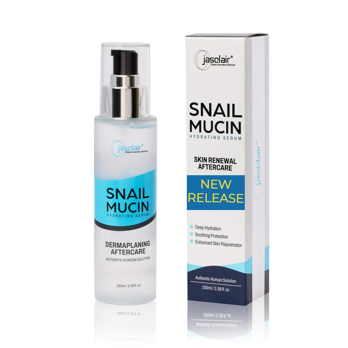 Snail Mucin Hydrating Serum for Post-Dermaplaning – Soothe, Hydrate & Renew Skin After Face Razors & Dermaplaning Tools – Korean Beauty Skincare for Daily Routine Avelisse