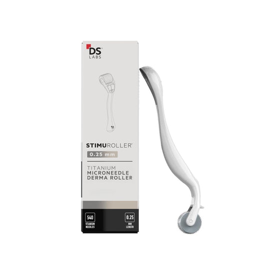 DS Laboratories StimuROLLER Scalp Roller 0.25 mm - Micro Needle Roller for Hair and Scalp Care, Stainless Steel Precision Roller for At Home Beauty Use Avelisse