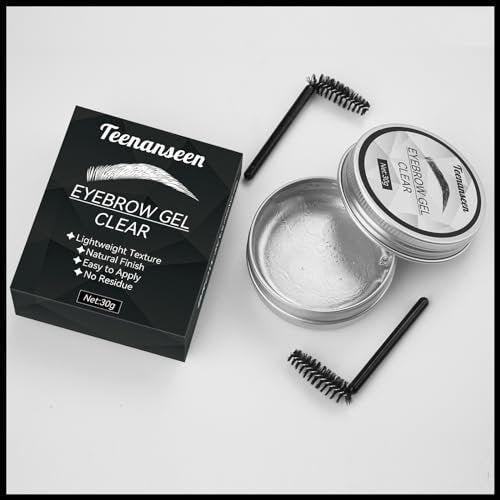 Teenanseen Clear Eyebrow Gel - Long-Lasting Waterproof Brow Wax for Styling & Sculpting, 3D Brow Freeze, 1 Pack - görsel 14
