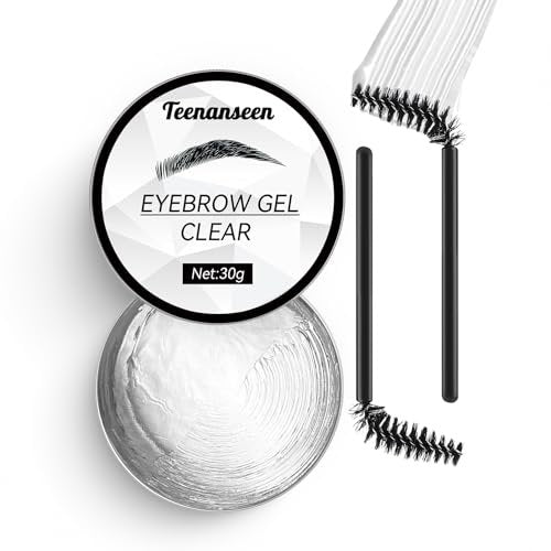 Teenanseen Clear Eyebrow Gel - Long-Lasting Waterproof Brow Wax for Styling & Sculpting, 3D Brow Freeze, 1 Pack - görsel 2