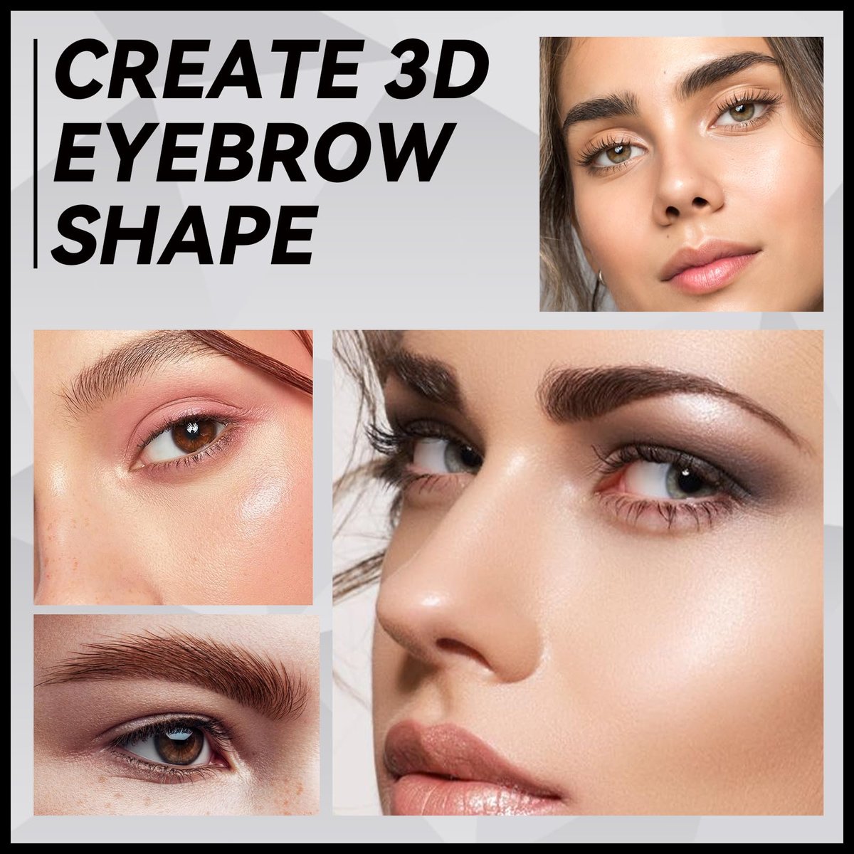 Teenanseen Clear Eyebrow Gel - Long-Lasting Waterproof Brow Wax for Styling & Sculpting, 3D Brow Freeze, 1 Pack - görsel 9