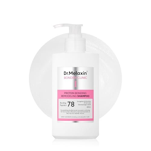 Dr.Melaxin Bondex Protein Bonding Remodeling Shampoo with Argan Oil | Strengthening Keratin & Peptides Bonder | Repair Hair | 13.52 fl.oz. Avelisse