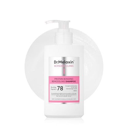 Dr.Melaxin Bondex Protein Bonding Remodeling Shampoo with Argan Oil | Strengthening Keratin & Peptides Bonder | Repair Hair | 13.52 fl.oz. Avelisse