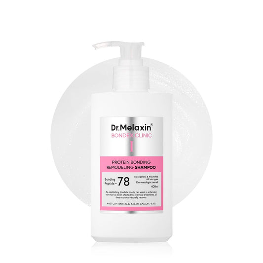 Dr.Melaxin Bondex Protein Bonding Remodeling Shampoo with Argan Oil | Strengthening Keratin & Peptides Bonder | Repair Hair | 13.52 fl.oz. Avelisse