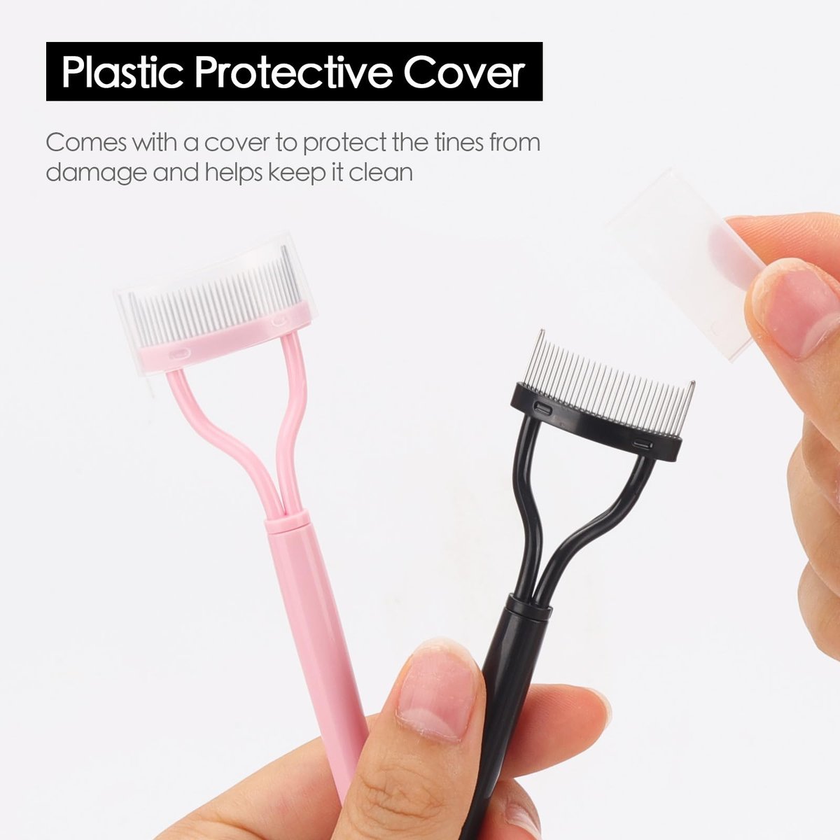 2 Pack Eyelash Separator Tool – Mascara Brushes & Lash Comb for Combing and Separating Lashes - görsel 8