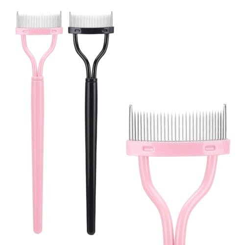 2 Pack Eyelash Separator Tool – Mascara Brushes & Lash Comb for Combing and Separating Lashes - görsel 1