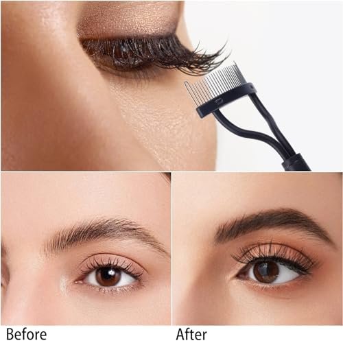 2 Pack Eyelash Separator Tool – Mascara Brushes & Lash Comb for Combing and Separating Lashes - görsel 11