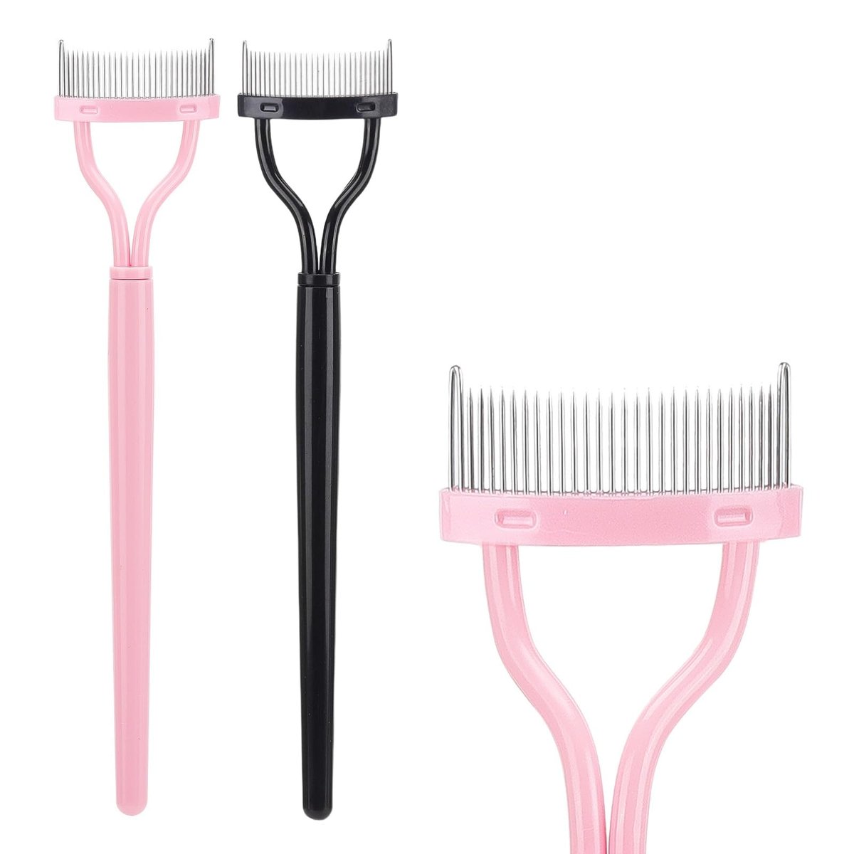 2 Pack Eyelash Separator Tool – Mascara Brushes & Lash Comb for Combing and Separating Lashes - görsel 2