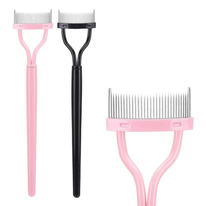 2 Pack Eyelash Separator Tool – Mascara Brushes & Lash Comb for Combing and Separating Lashes