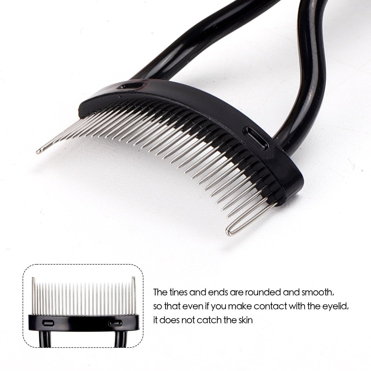 2 Pack Eyelash Separator Tool – Mascara Brushes & Lash Comb for Combing and Separating Lashes - görsel 6