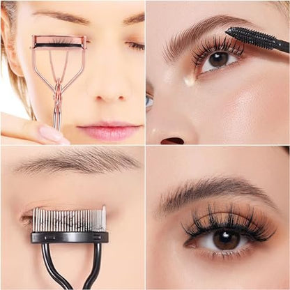 2 Pack Eyelash Separator Tool – Mascara Brushes & Lash Comb for Combing and Separating Lashes