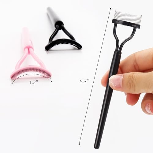 2 Pack Eyelash Separator Tool – Mascara Brushes & Lash Comb for Combing and Separating Lashes - görsel 3
