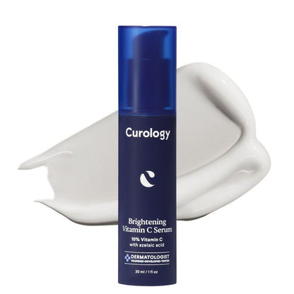 Curology Brightening Vitamin C Serum – Visibly Evens Skin Tone, Smooths Texture, Calms Redness, Milky Texture, 1 fl oz Avelisse