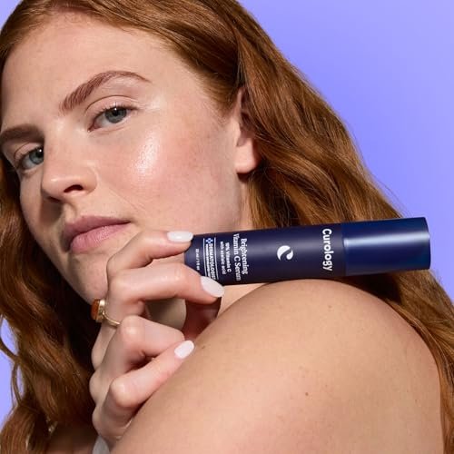 Curology Brightening Vitamin C Serum – Visibly Evens Skin Tone, Smooths Texture, Calms Redness, Milky Texture, 1 fl oz Avelisse