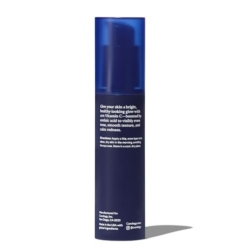 Curology Brightening Vitamin C Serum – Visibly Evens Skin Tone, Smooths Texture, Calms Redness, Milky Texture, 1 fl oz Avelisse