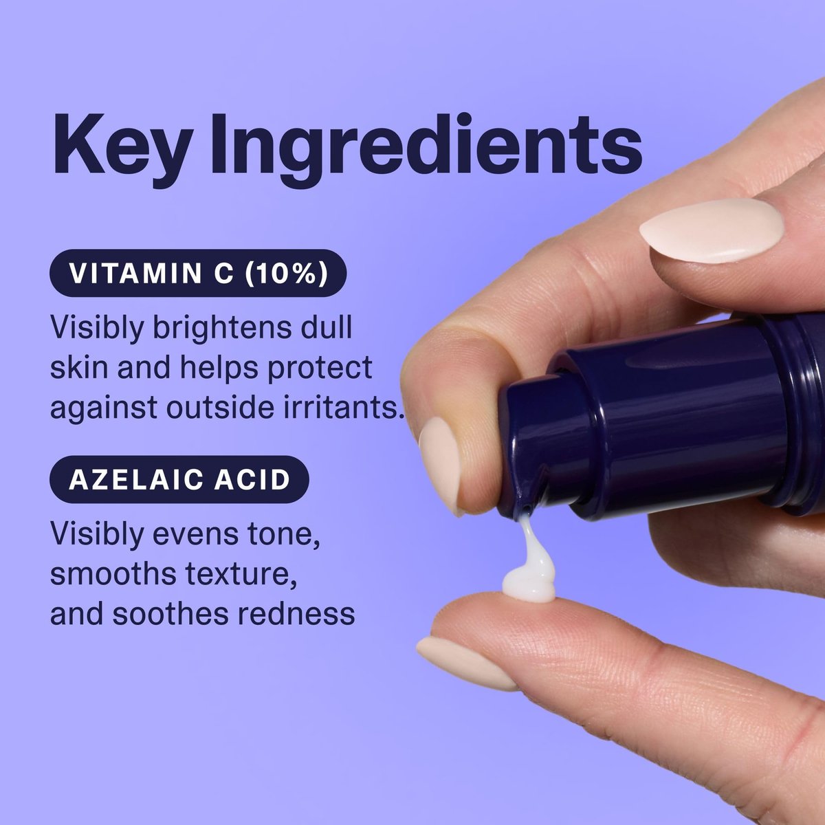 Curology Brightening Vitamin C Serum – Visibly Evens Skin Tone, Smooths Texture, Calms Redness, Milky Texture, 1 fl oz Avelisse