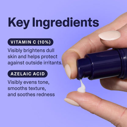 Curology Brightening Vitamin C Serum – Visibly Evens Skin Tone, Smooths Texture, Calms Redness, Milky Texture, 1 fl oz Avelisse