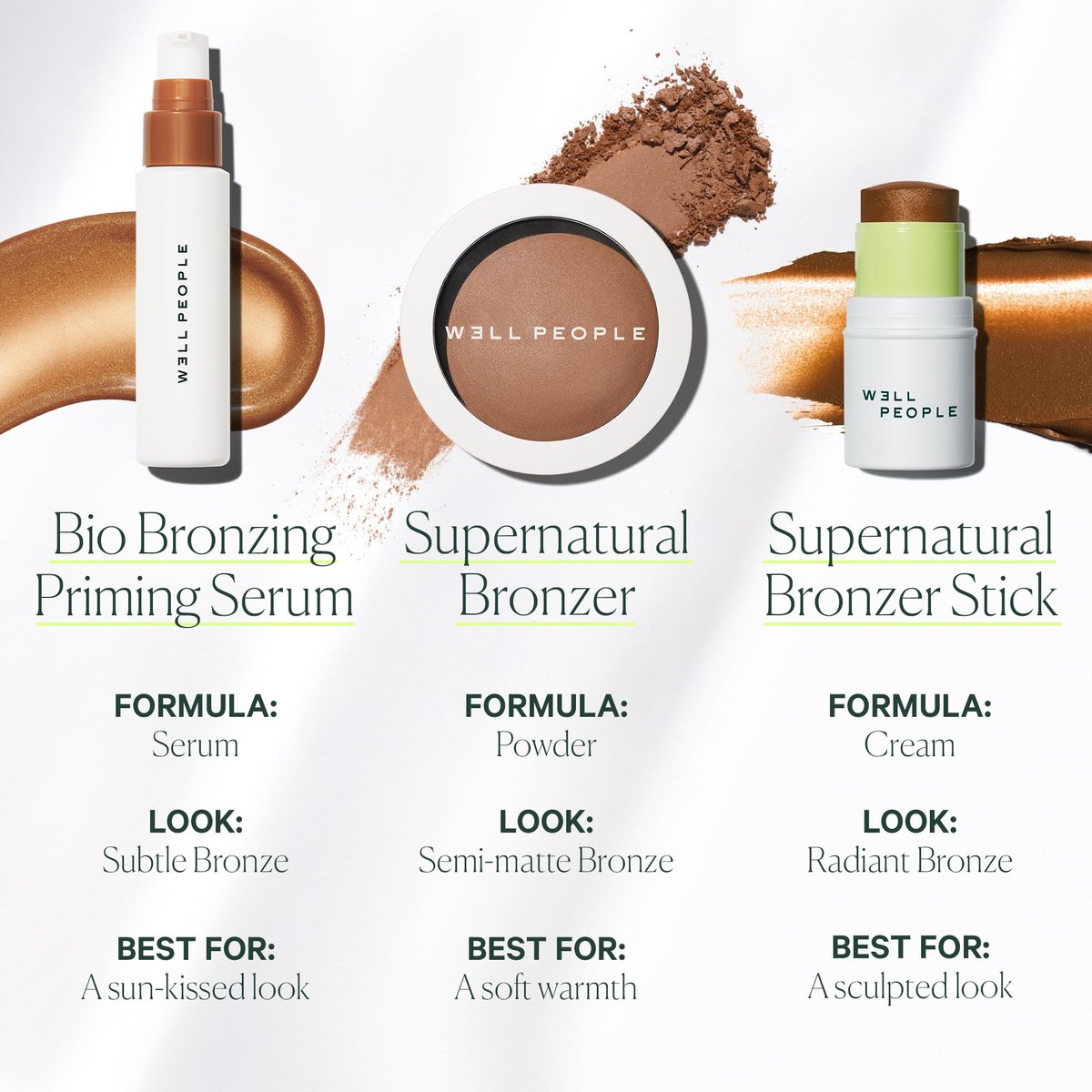 Well People Bio Bronzing Priming Serum – Nourishing Primer with Healthy Glow, Vegan & Cruelty-Free Avelisse