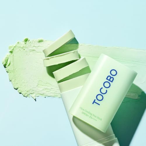 TOCOBO Cica Cooling Sun Stick SPF50+ PA++++ - Fermented Cica Complex, Cooling & Soothing Sunscreen Stick, Lightweight & Moisturizing, 1.69 fl. oz - görsel 5