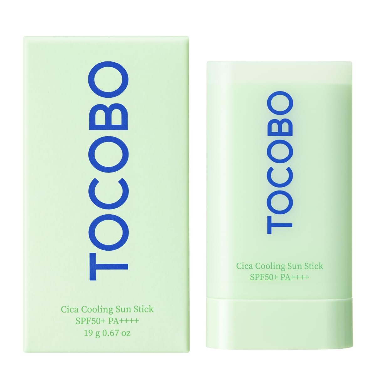 TOCOBO Cica Cooling Sun Stick SPF50+ PA++++ - Fermented Cica Complex, Cooling & Soothing Sunscreen Stick, Lightweight & Moisturizing, 1.69 fl. oz - görsel 2