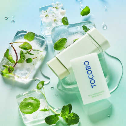 TOCOBO Cica Cooling Sun Stick SPF50+ PA++++ - Fermented Cica Complex, Cooling & Soothing Sunscreen Stick, Lightweight & Moisturizing, 1.69 fl. oz