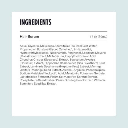 Nutrafol Men's Hair Serum – Clinically Tested for Visibly Thicker Hair & Scalp Coverage, Lightweight, Non-Greasy, Daily Use, 30mL (1 Bottle) Avelisse