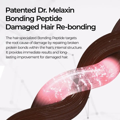 Dr.Melaxin Bondex Remodeling Salon Bonding Treatment | Deep Repair for Bleached & Damaged Hair with Bonding Peptides + Argan Oil Avelisse