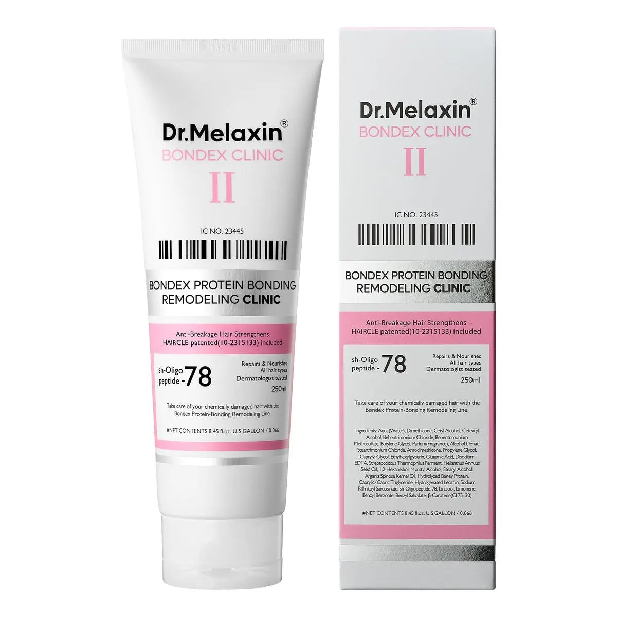 Dr.Melaxin Bondex Remodeling Salon Bonding Treatment | Deep Repair for Bleached & Damaged Hair with Bonding Peptides + Argan Oil Avelisse