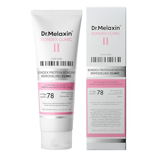 Dr.Melaxin Bondex Protein Bonding Remodeling Shampoo with Argan Oil | Strengthening Keratin & Peptides Bonder | Repair Hair | 13.52 fl.oz. Avelisse