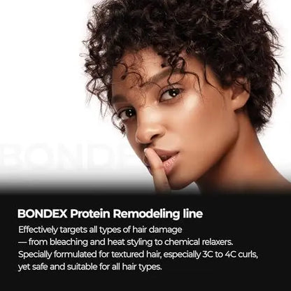 Dr.Melaxin Bondex Remodeling Salon Bonding Treatment | Deep Repair for Bleached & Damaged Hair with Bonding Peptides + Argan Oil Avelisse