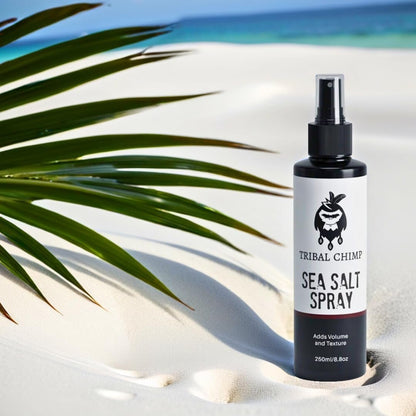 Tribal Chimp Sea Salt Spray for Men 250ml – Volumizing & Texturizing Hair Spray with Extra Hold, Natural & Alcohol Free Avelisse