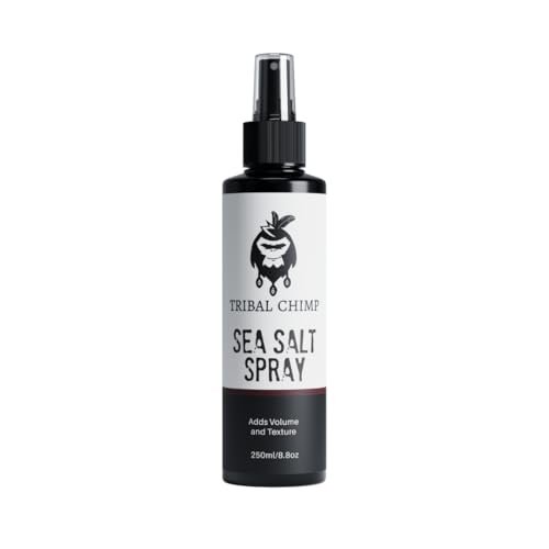 Tribal Chimp Sea Salt Spray for Men 250ml – Volumizing & Texturizing Hair Spray with Extra Hold, Natural & Alcohol Free Avelisse