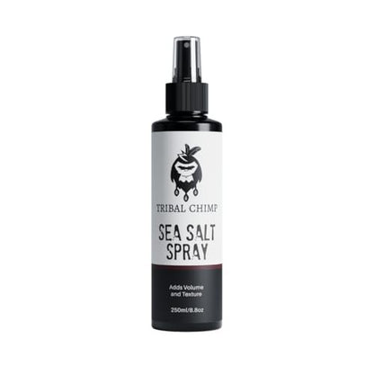 Tribal Chimp Sea Salt Spray for Men 250ml – Volumizing & Texturizing Hair Spray with Extra Hold, Natural & Alcohol Free Avelisse