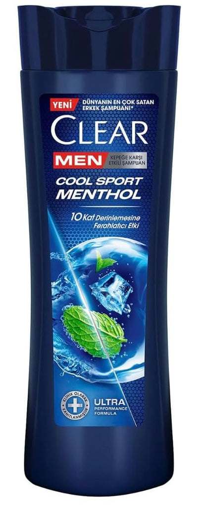 Clear Men Anti-Dandruff Shampoo Cool Sport Menthol Refreshing Effect 350 ml Avelisse