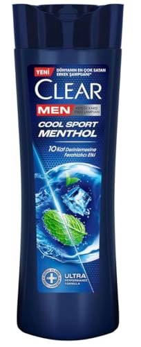 Clear Men Anti-Dandruff Shampoo Cool Sport Menthol Refreshing Effect 350 ml Avelisse