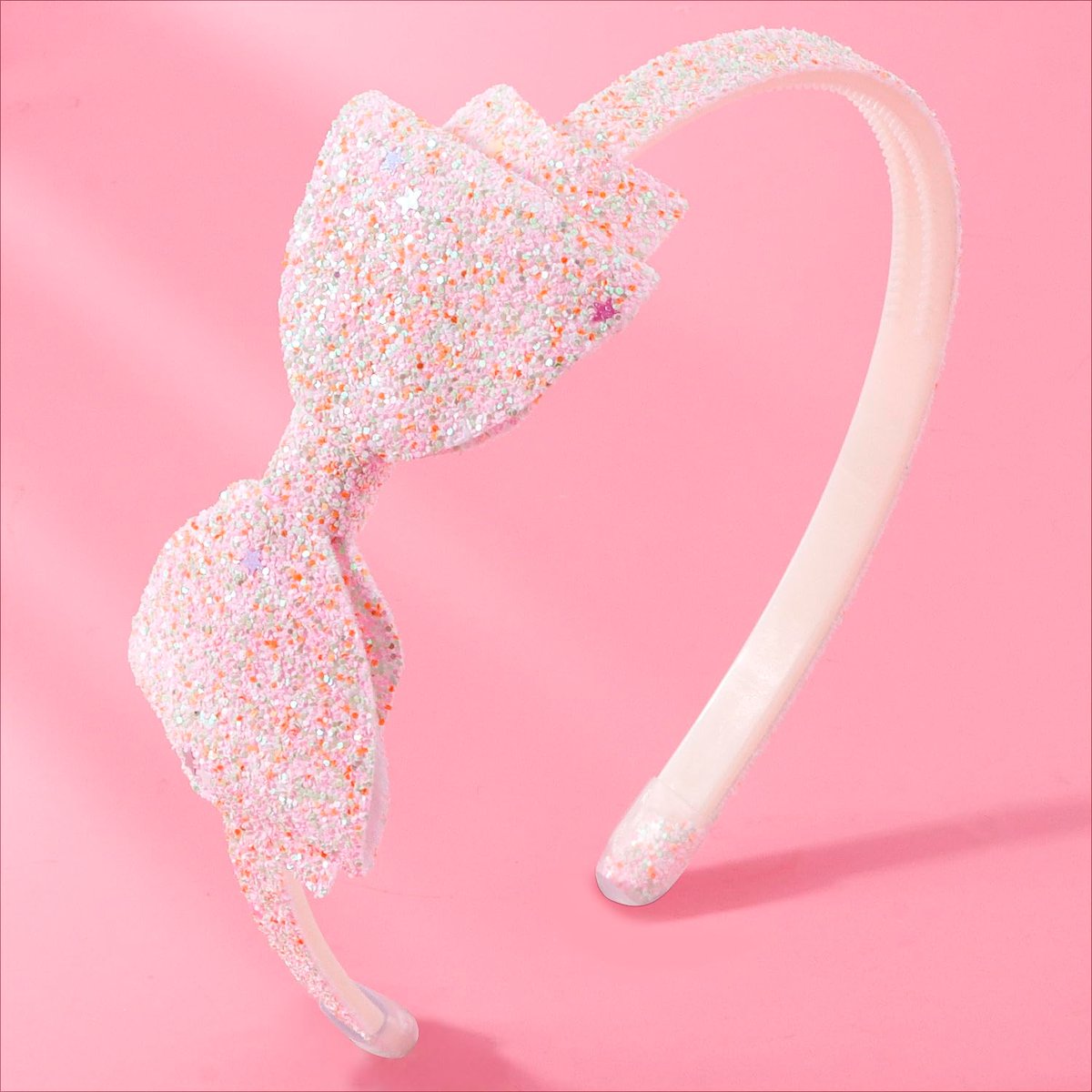 ARBEYOOU Girls Headbands 6 Pack – Pink Hair Bands for Toddler & Little Girls Ages 4-12, Cute Bow & Heart Headbands, Trendy Hair Accessories Gift Set - görsel 5