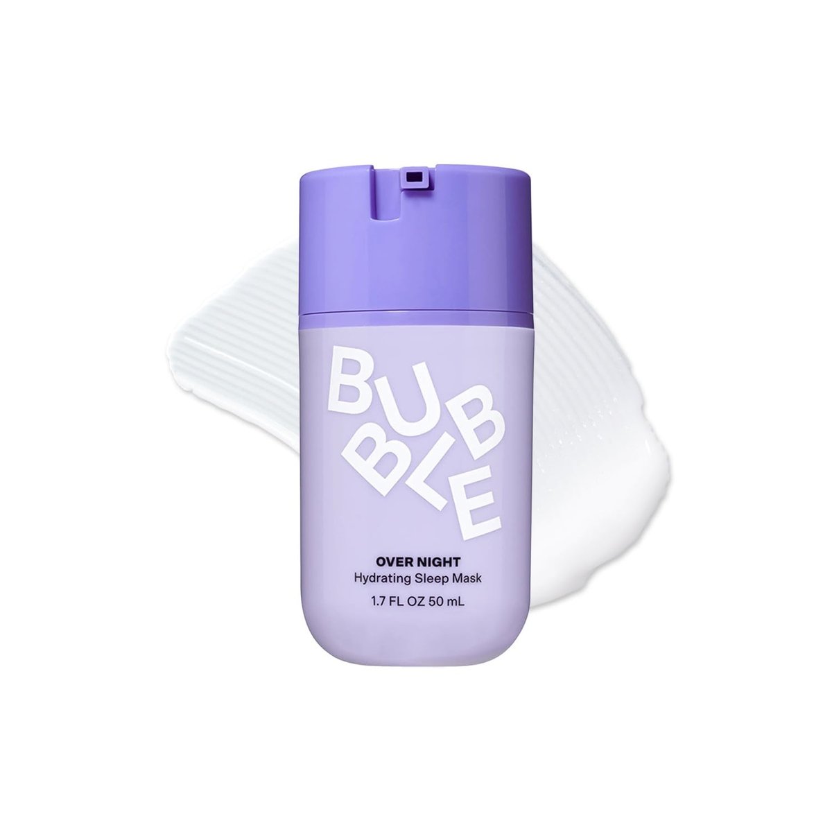 Bubble Skincare Over Night Hydrating Sleep Mask - Gentle Exfoliating Overnight Face Mask for Skin Barrier Repair with Mandelic Acid & Sodium PCA (50ml) - görsel 1